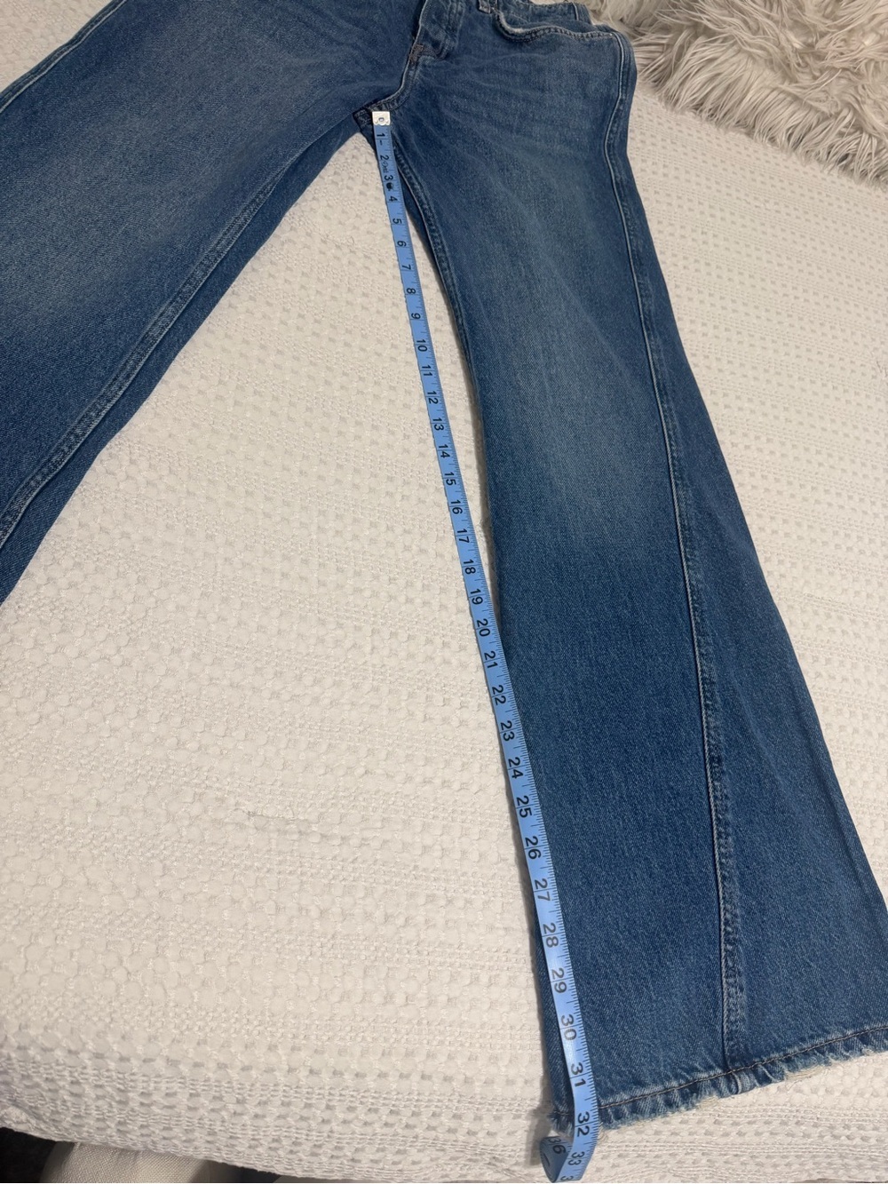 We The Free Mid-Blue Wide Leg Jeans - Picture 13 of 14